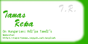 tamas repa business card
